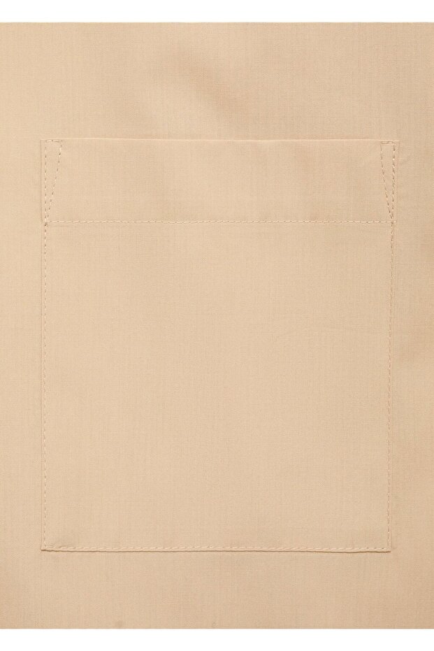 Kısa kollu oversize gömlek - 5