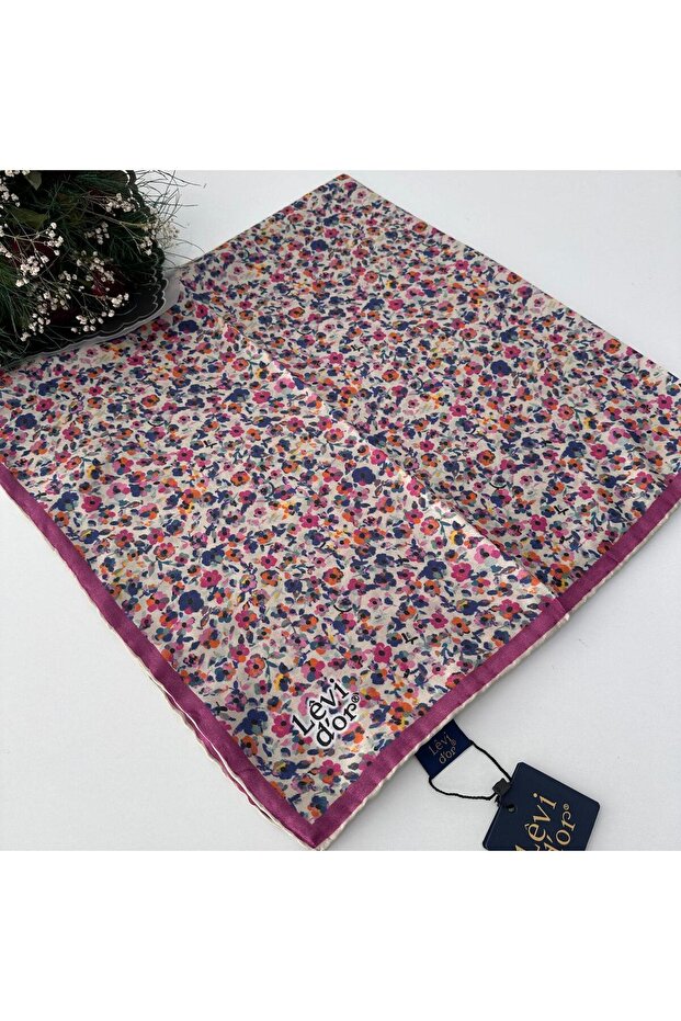 Levi'Dor Crystal Scarf New Season Legendary Flower Pattern Ltk9009