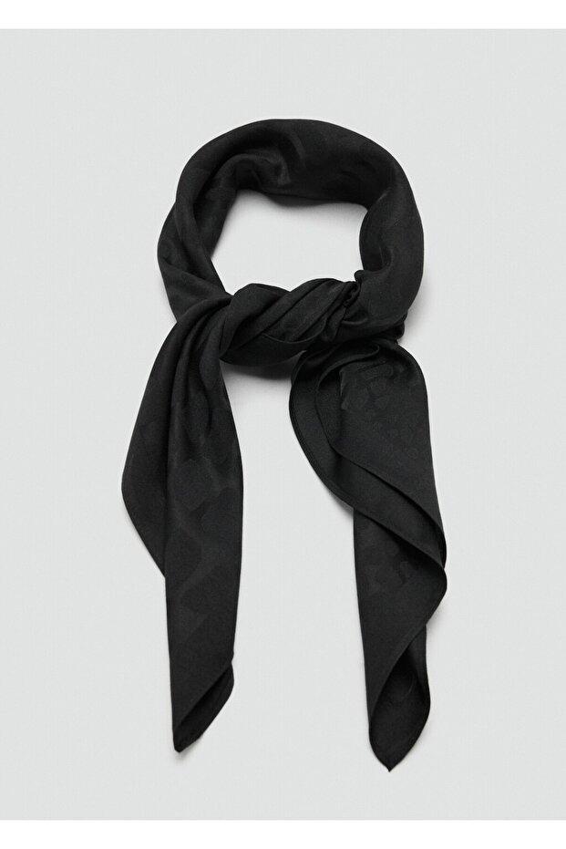 Leopar desenli fular - 3