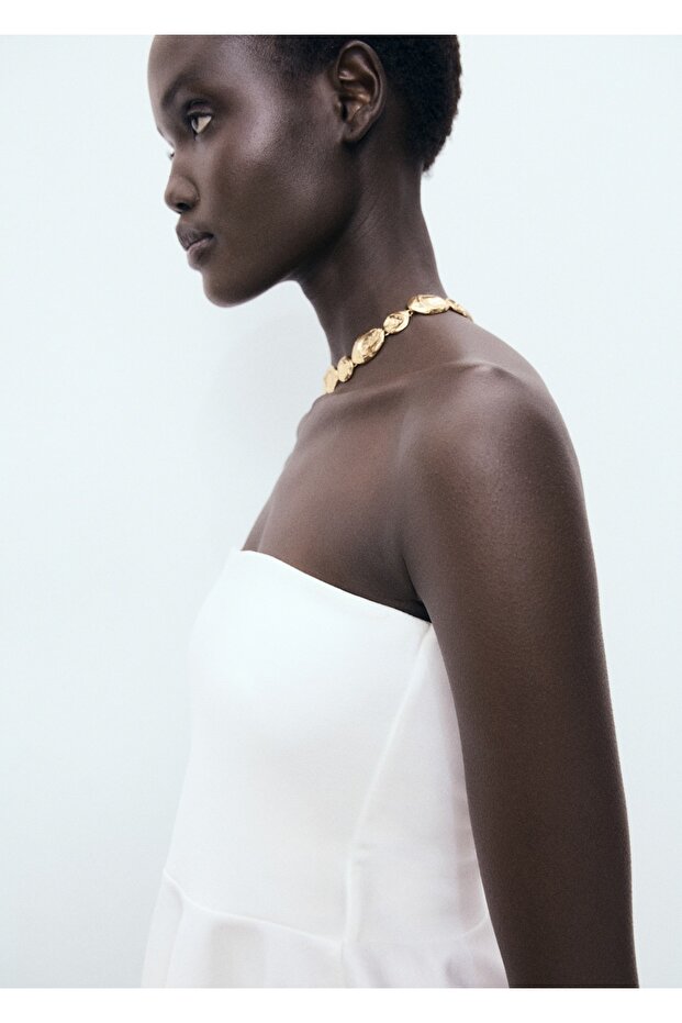 Peplum straplez top - 6