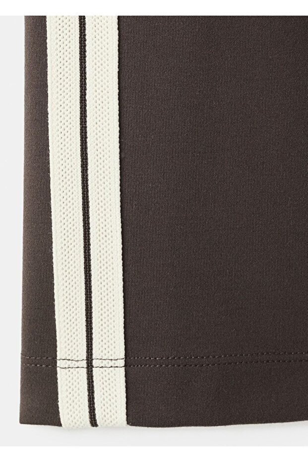 Kontrast çizgili sweatshirt - 5