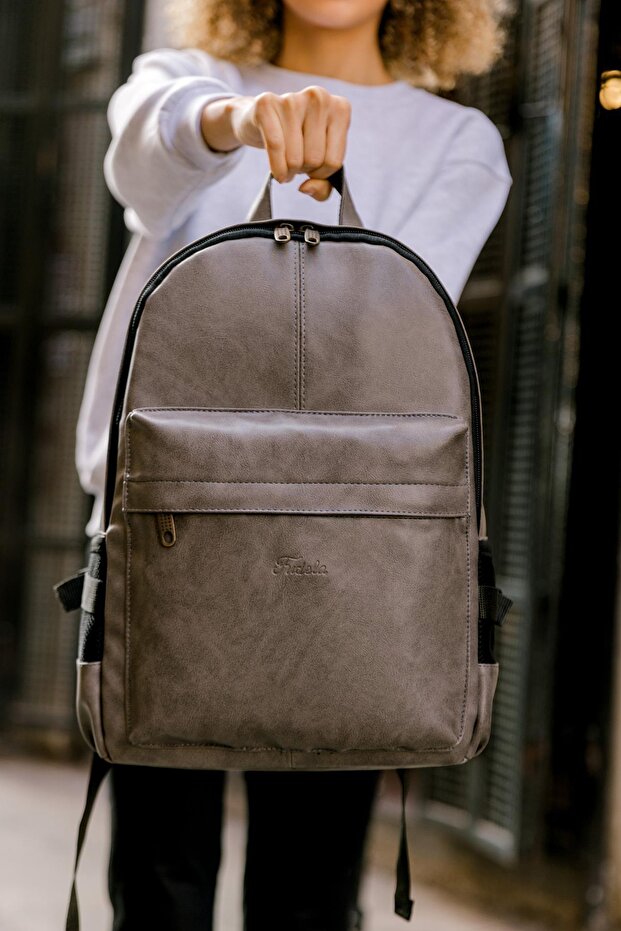 حقيبة ظهر باللون الرمادي من أوسلو - 6