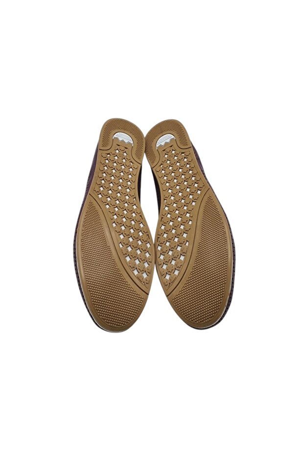 Women's espadrilles 37, leather, purple - 3