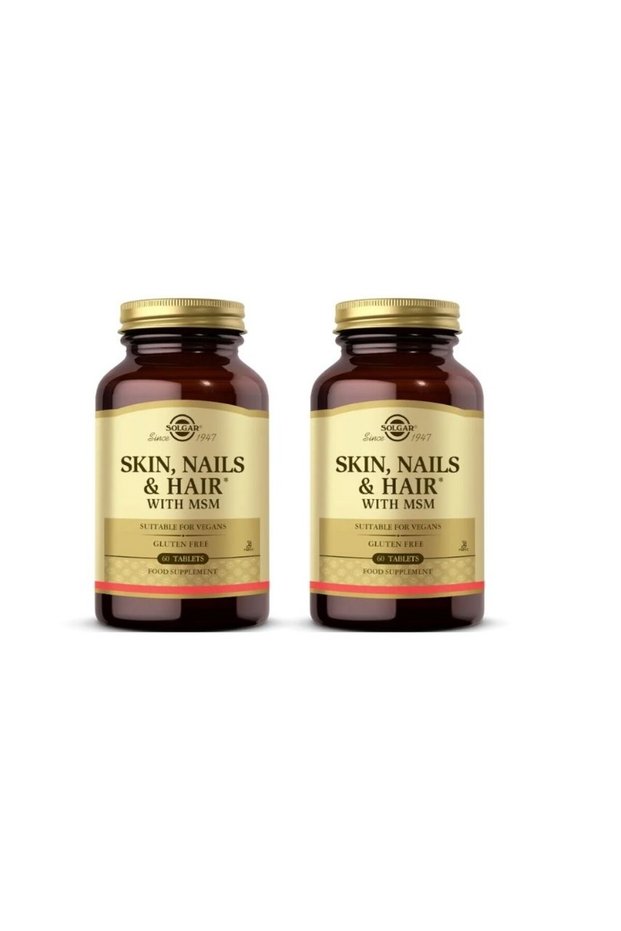 Skin, Nails & Hair* with Msm 60 Tablets - 2 Pieces