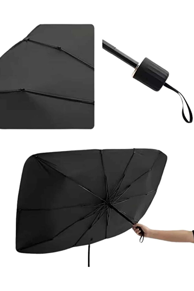 مظلة للزجاج الأمامي للسيارات، مظلة أوتوماتيكية قابلة للطي، مظلة للزجاج الأمامي للسيارات - 4