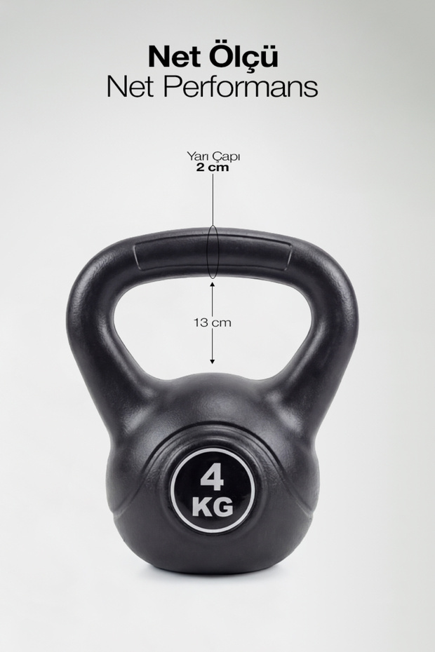 Plastic Kettlebell 4 KG - 2