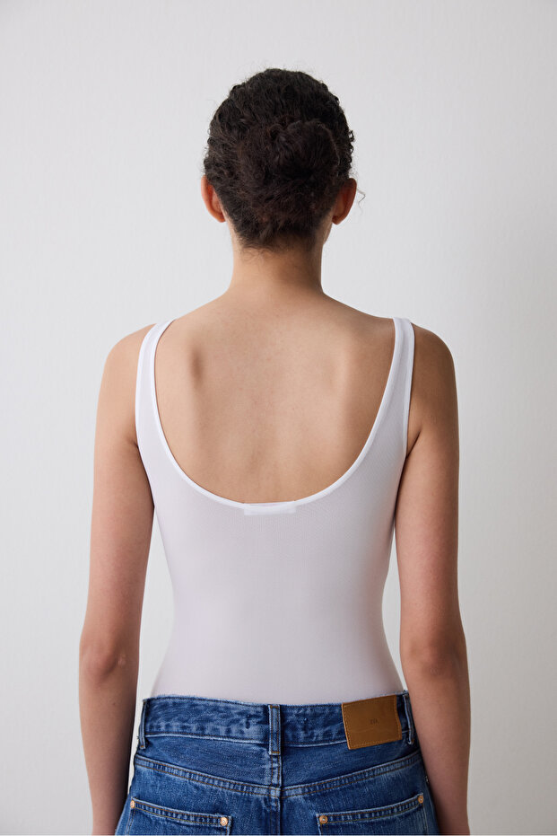 Clean Mesh Beyaz Body - 6