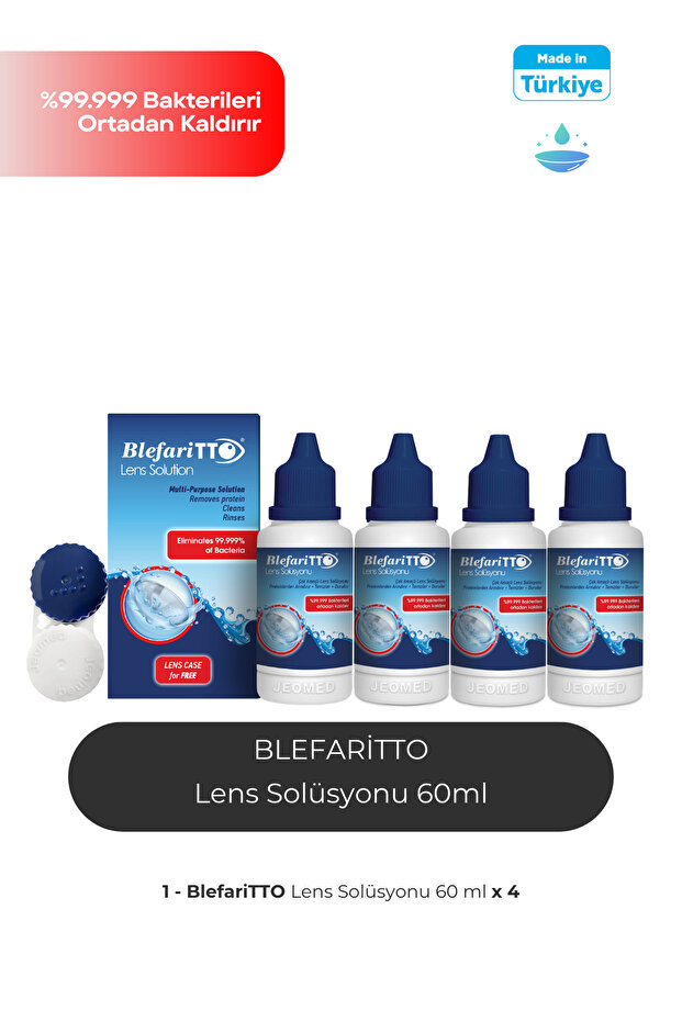 Lens Solüsyonu 60 ml 4 Adet - 1
