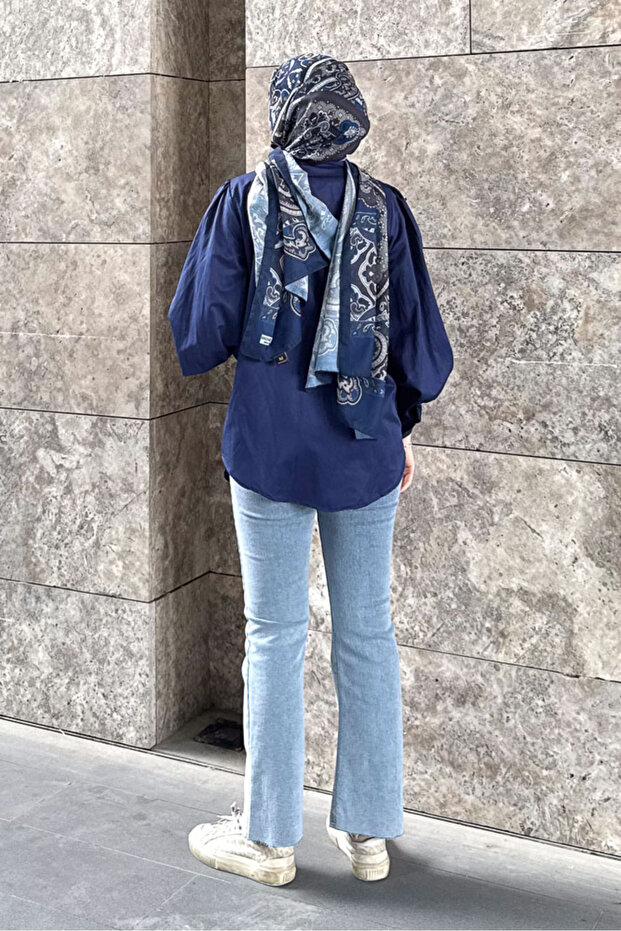 قميص أساسي - أزرق داكن - 7