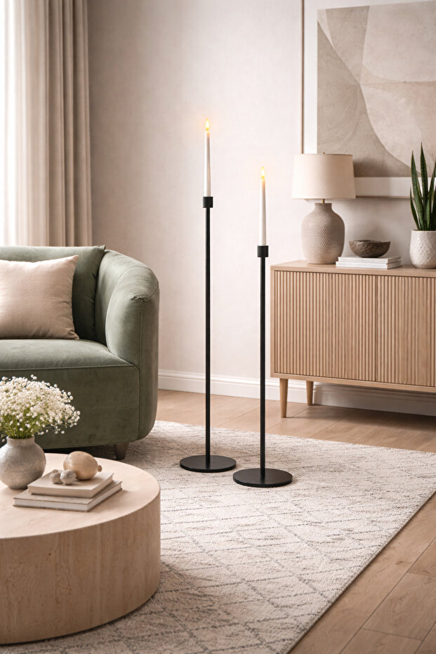 2’li şamdan seti - 6