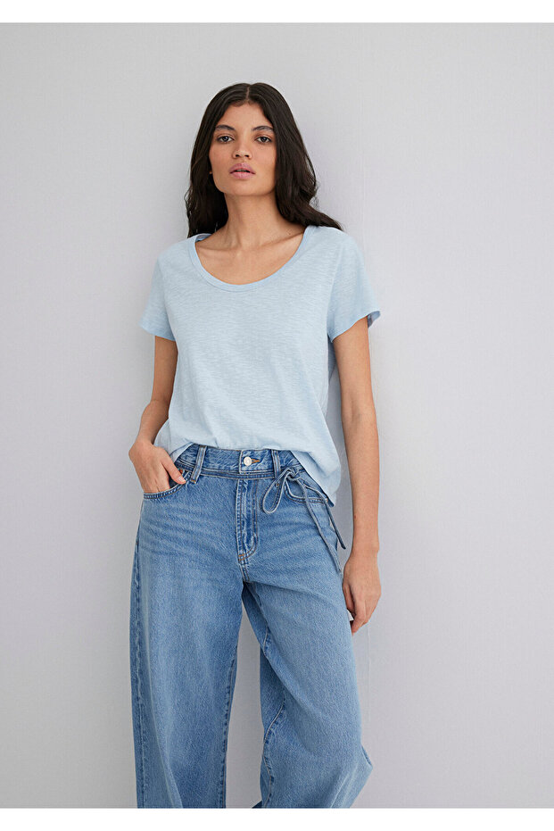 Basic Tişört Regular Fit / Normal Kesim 1613076-70800 - 1