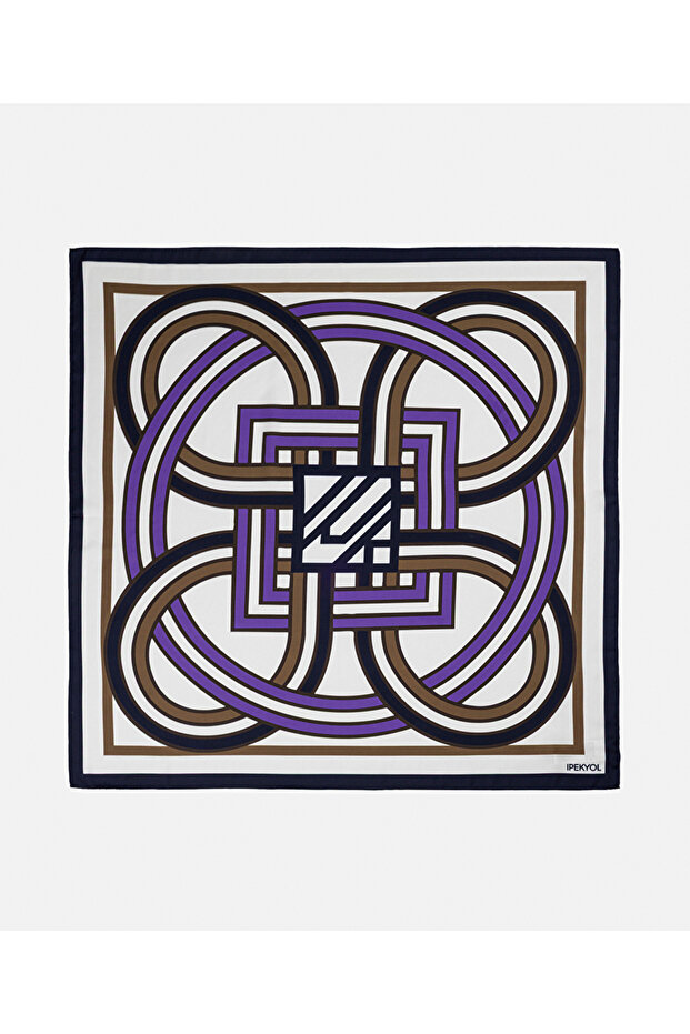 Görsel ve logo baskılı eşarp - 1