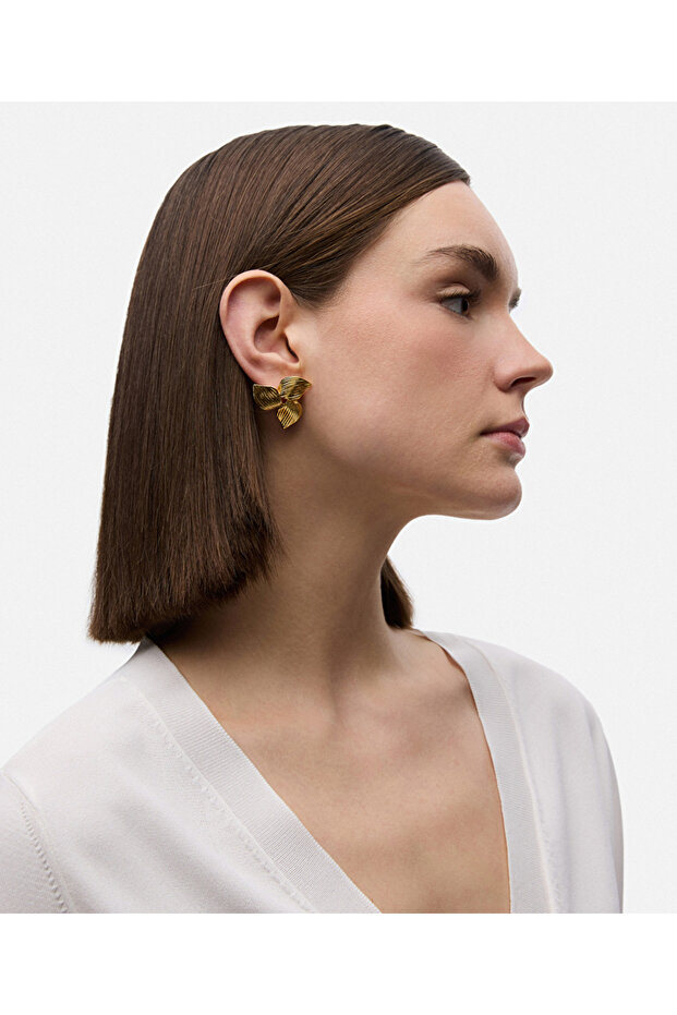 أقراط متعددة القطع ذات ملمس مميز - 2