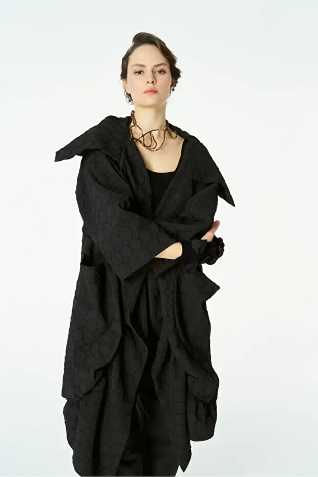 Jakarlı Kap - Siyah - 4