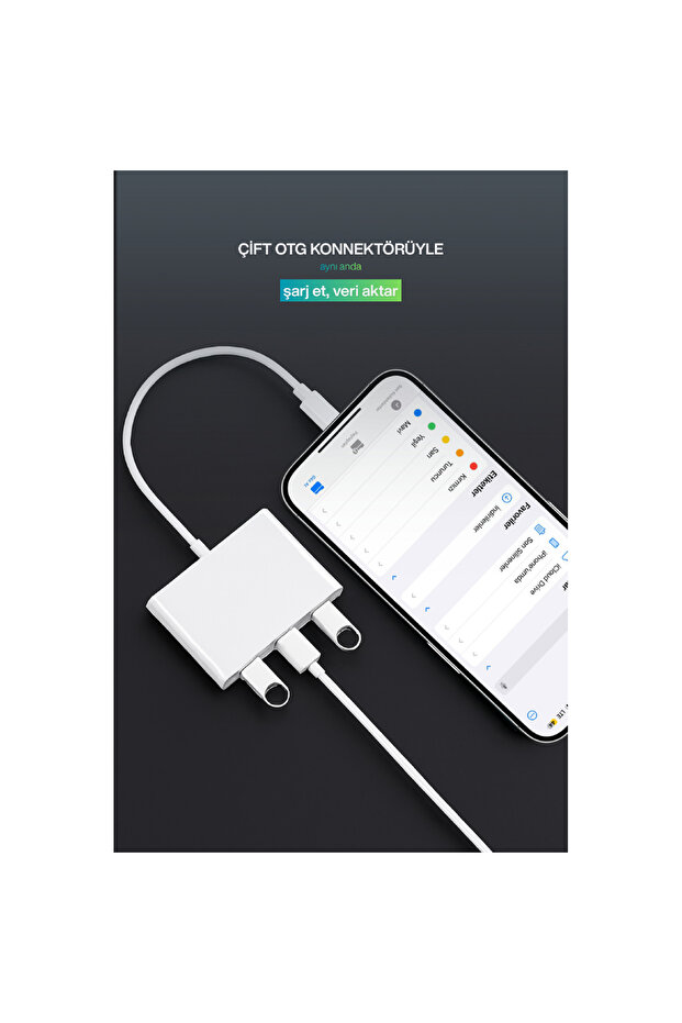 Lightning Usb Otg Kablo - 7