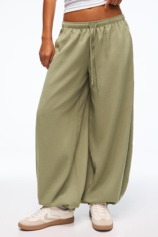 Rustik şalvar pantolon - 4