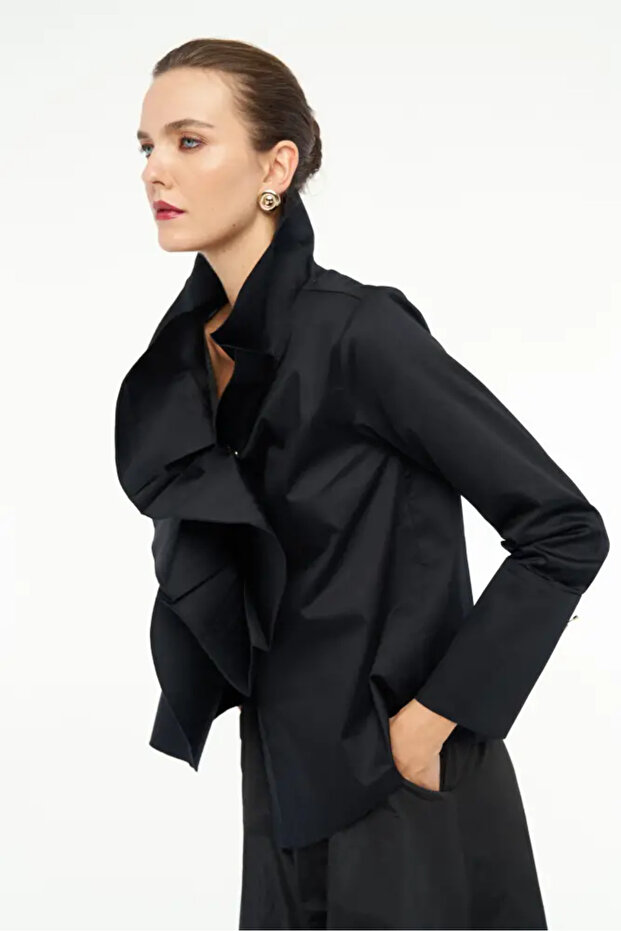 Luna Gömlek - Siyah - 5