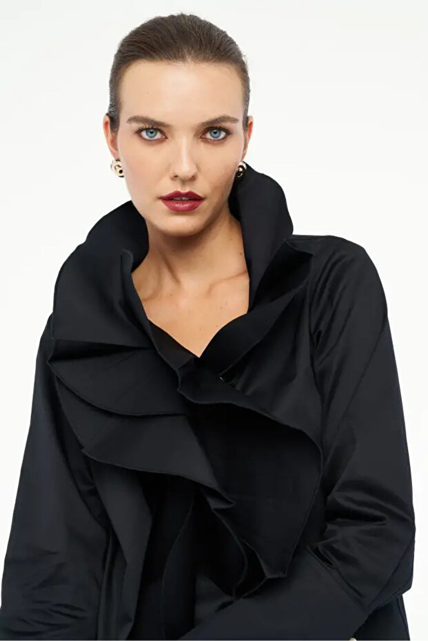 Luna Gömlek - Siyah - 4