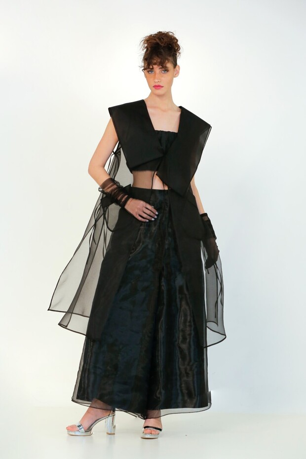 Tül Yelek - Siyah - 1