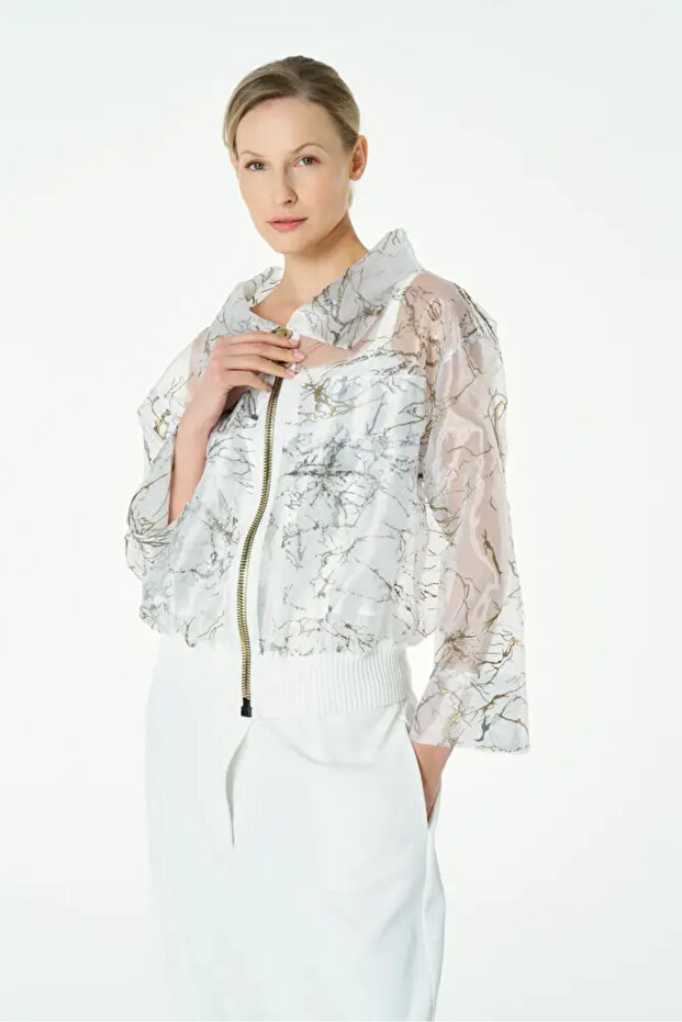 Leominor Ceket - Beyaz - 1