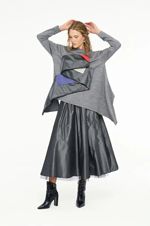 Atlas Bluz - Gri - 3