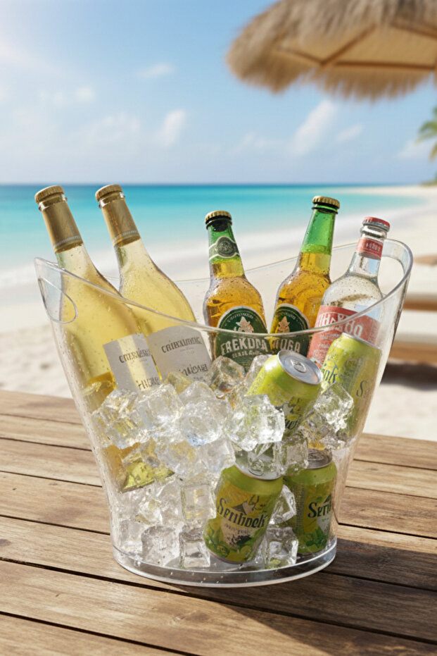 6 Lt. Buz Kovası Şeffaf - 1