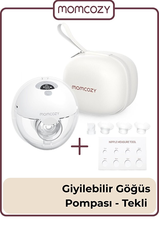 Momcozy Göğüs Pompası Elektrikli Taşınabilir Eller Serbest M5