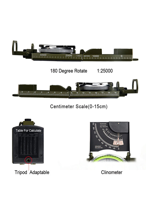 HS-K4074 Profesyonel Pusula - 4