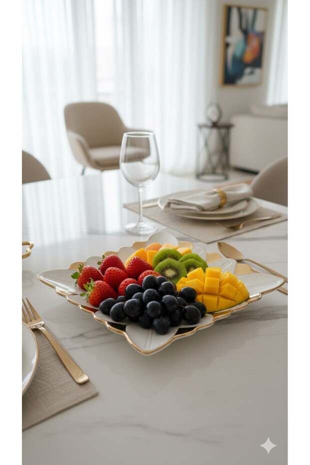 DAISY KARE SERVIS TABAĞI 26X26 CM - 2