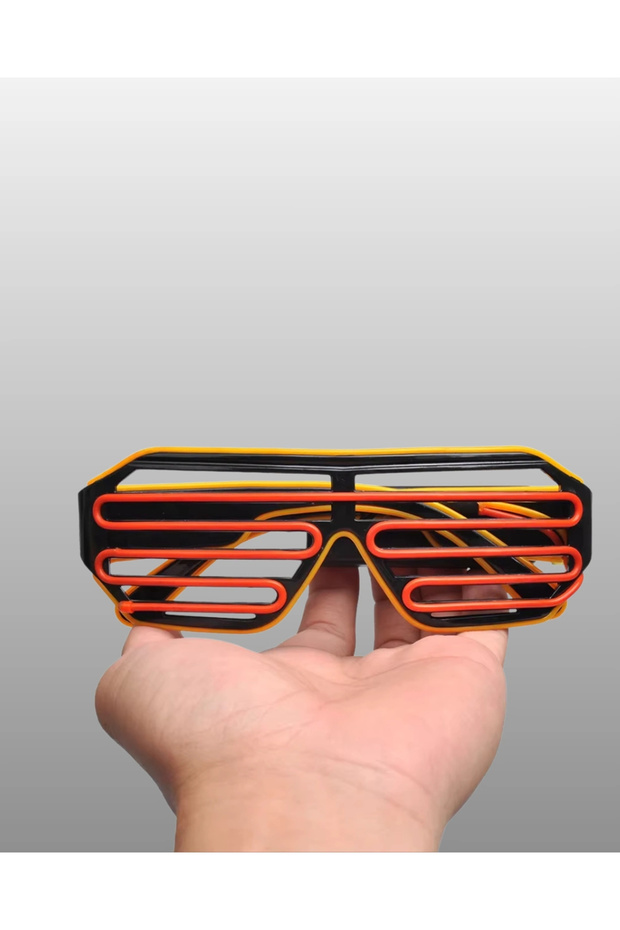 نظارات نيون برتقالية - 5