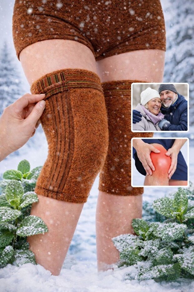 Thermal Wool Knee Warmers – 1 Pair (2 Pieces) | The Preferred for Winter and Spring, Warm and Comfortable