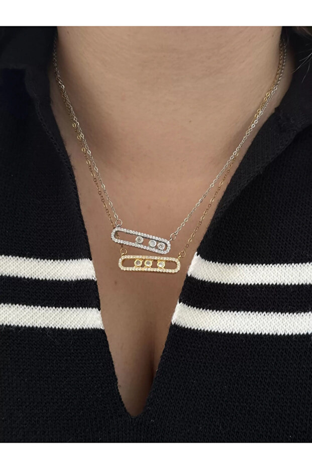 Vip Seri Silver Mess Kolye - 2