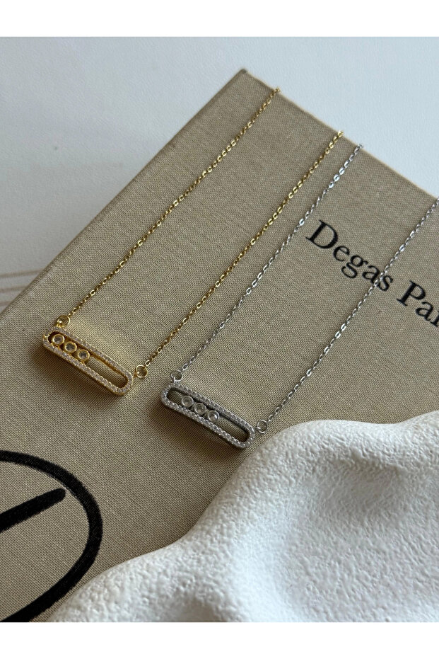 Vip Seri Silver Mess Kolye - 1