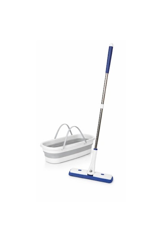 Mop Set with Sponge and Folding Bucket