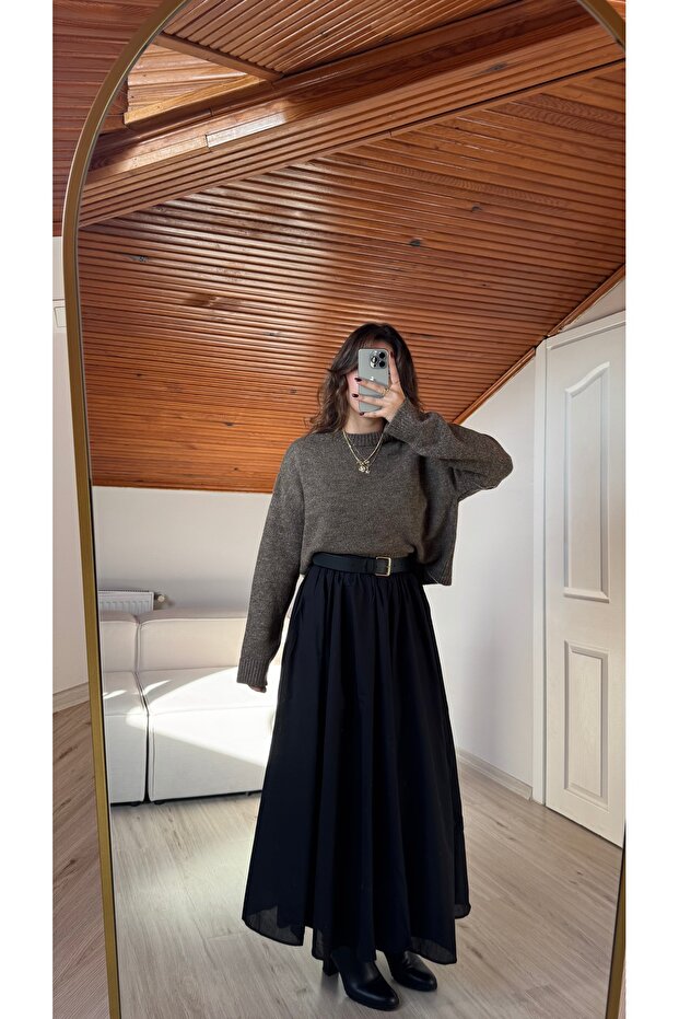 Basic Soft Textured Knit Sweater - 3