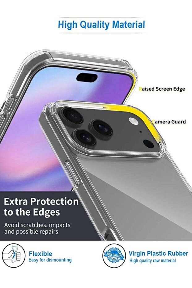 عرض مميز: غطاء سيليكون لهاتف آيفون 17 برو من آبل مع واقي شاشة مقوى - 5