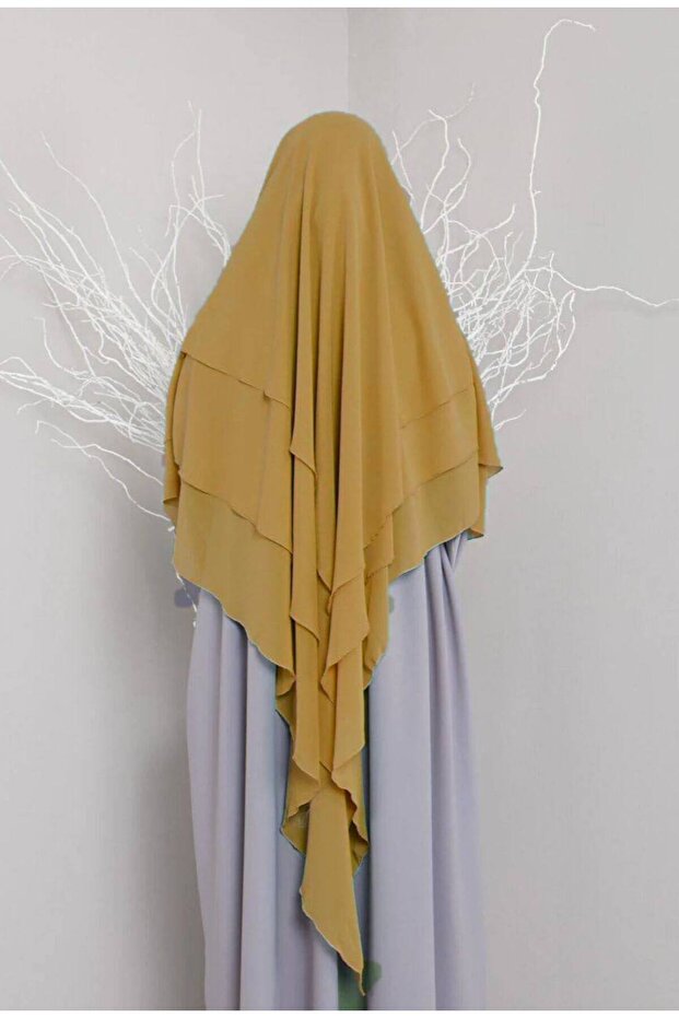 Three-Layer Chiffon Hijab - 1