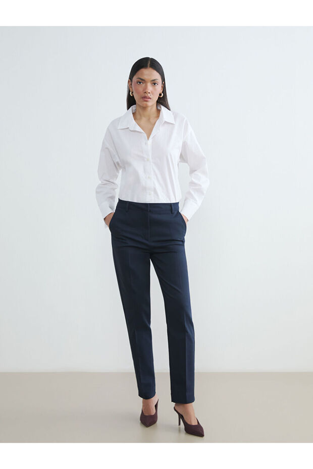 Esvab • Modern & Distinctive High-Waisted Women's Cigarette Pants