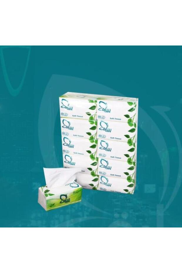 مناديل سارة الفاخرة الناعمة - 600 منديل في 10 علب