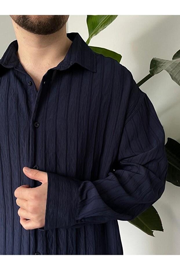 Modal Oversize Gömlek - 3