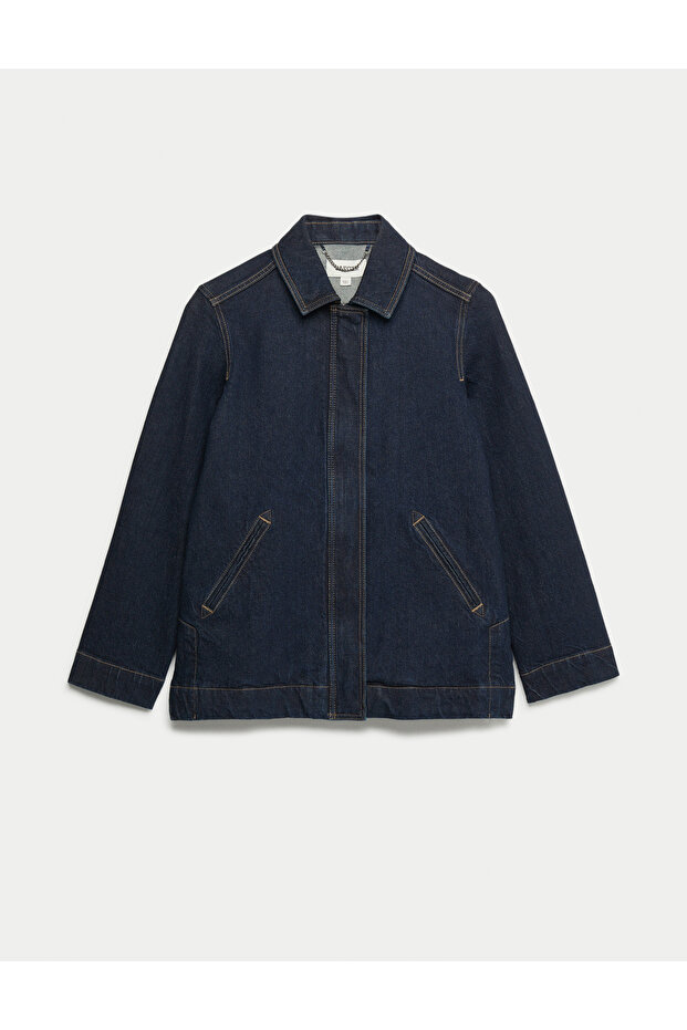 Denim Trucker Ceket - 2