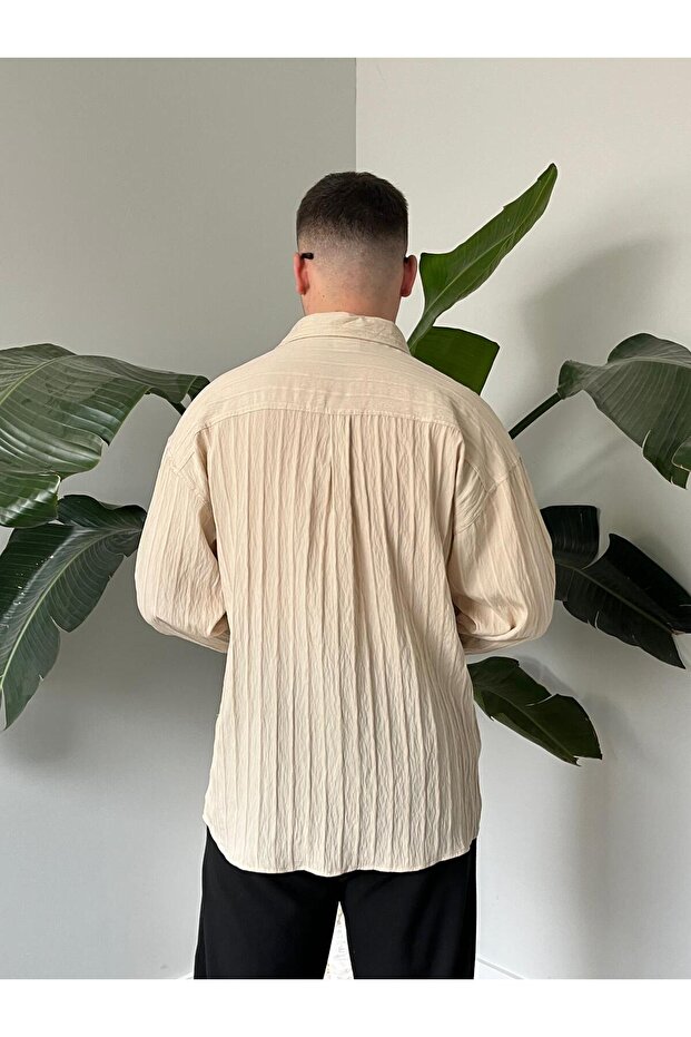 Modal Oversize Gömlek - 6