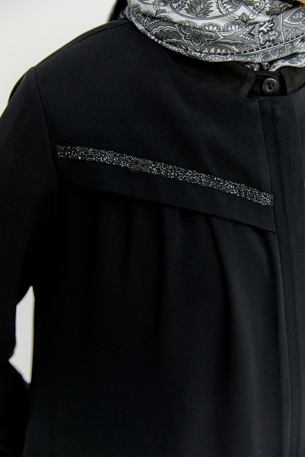 Taş Detaylı Ferace - 5