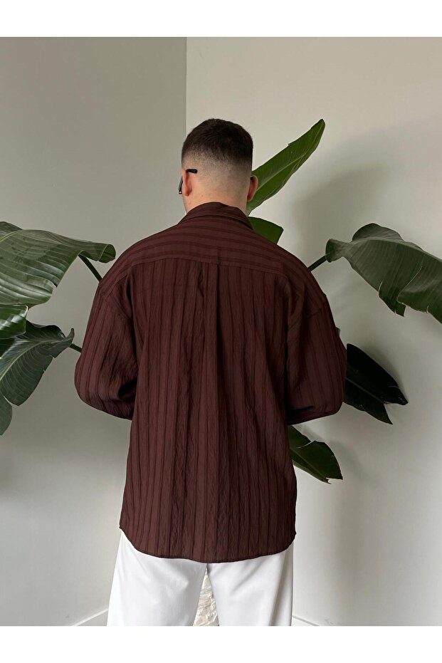 Modal Oversize Gömlek - 6