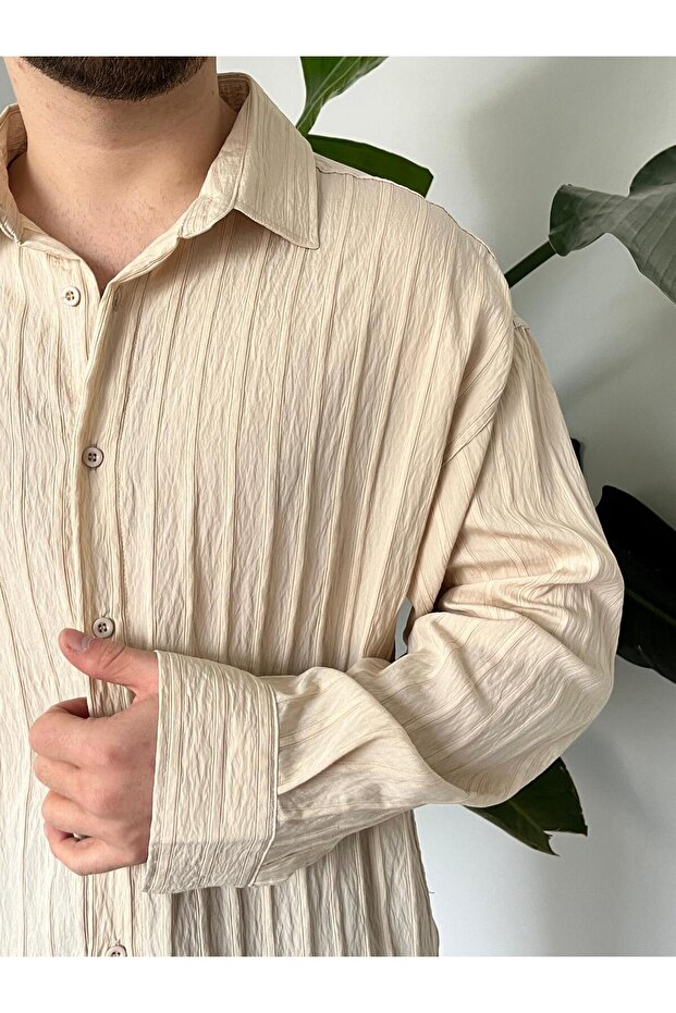 Modal Oversize Gömlek - 2