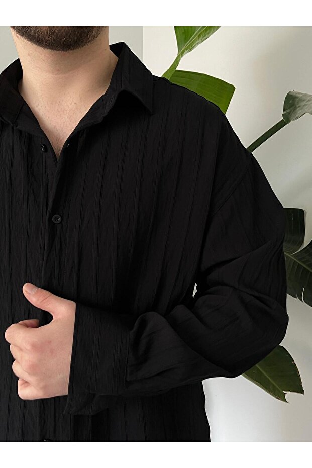 Modal Oversize Gömlek - 2