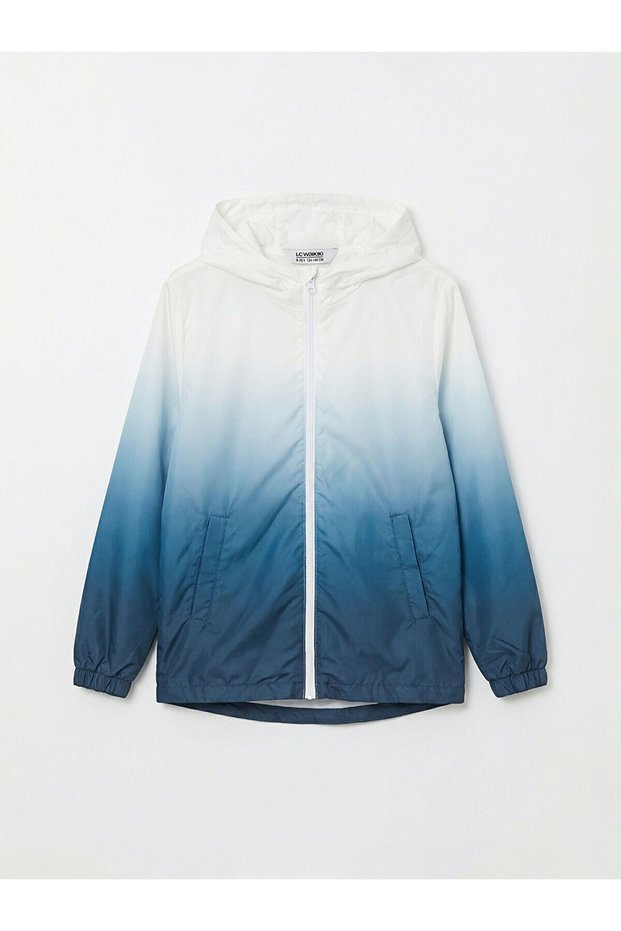 Özmarka New Season Water-Repellent K Hooded Boy's Raincoat