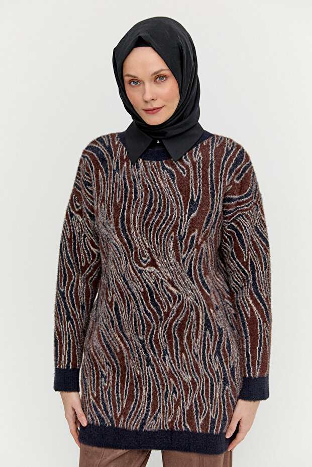 Desenli Triko Tunik - 3