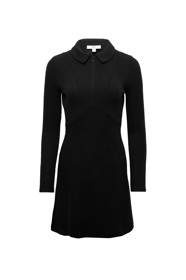 Pamuk Karışımlı Mini Elbise - 4