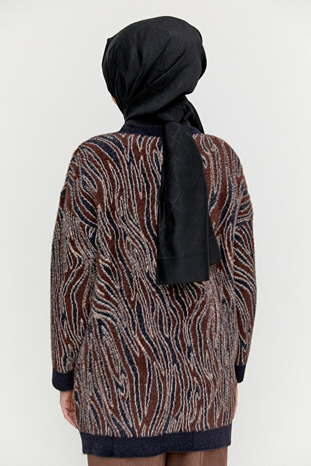 Desenli Triko Tunik - 7